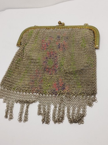 Antique art deco mesh eving - antique,