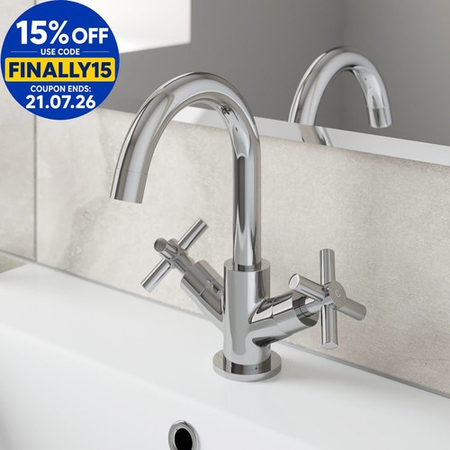 Bathroom mono basin sink - bathroom, mixer