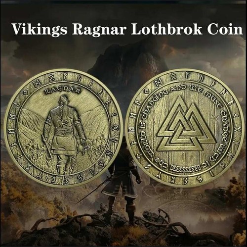 Ragnar lothbrok viking coin - ragnar,