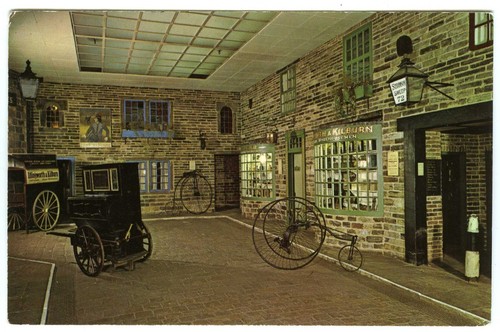 1960s postcard barrel organ - barrel,
