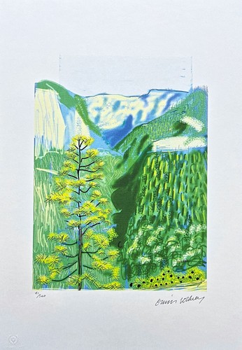 David hockney the - -, yosemite