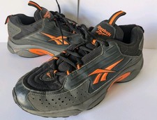 Reebok DMX  black orange trainers  UK 7