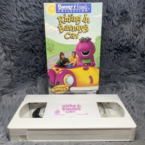 Riding barney car vhs - barney's,