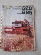 Massey Ferguson 625 combine operators manual