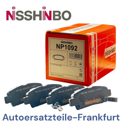 Nisshinbo rear brake pads for - nisshinbo,