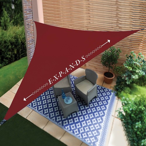 Expandable triangular sail sun - triangular,