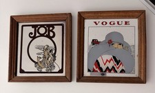Pair of VTG 1970s Advertising