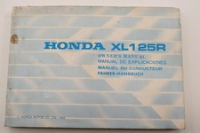 User manual honda 125 r - user,