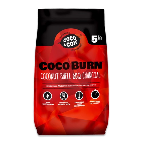 Coconut shell charcoal - shell,