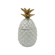 11.5" Ceramic Pineapple Cookie