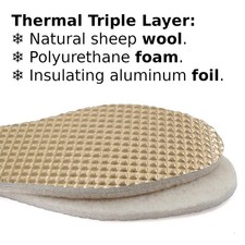 GOLD FLEECE SHOE INSOLES