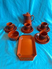Worcester Scottie Wilson Interest Geometric Coffee Set Pot 4 x Cups Plates 15 Pc