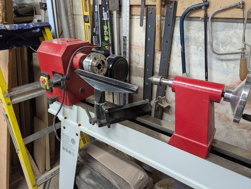 Axminster wood lathe used - lathe,
