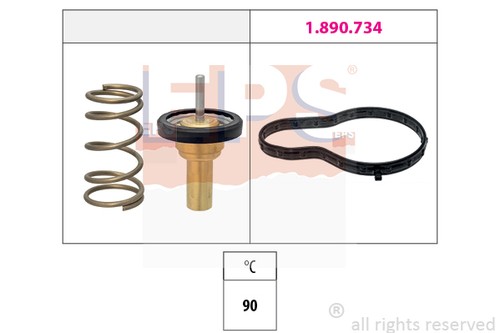 New thermostat coolant for - new, thermostat,