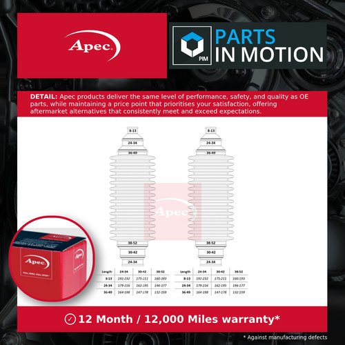 Steering rack boot - steering,