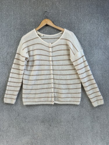 Sezane jumper womens cream - sezane, m