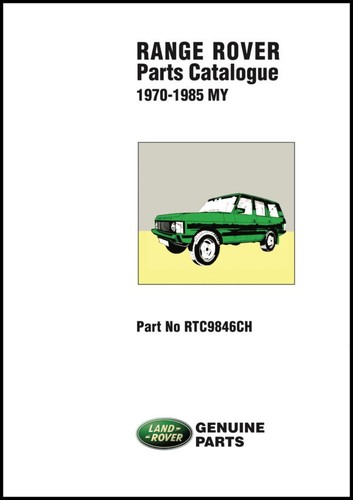 Range rover parts catalogue - parts,