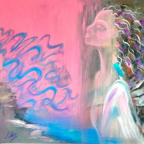 Contemporary abstract acrylic - contemporary,
