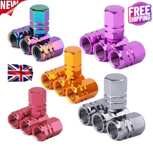 Tyre valve dust caps - 4x,