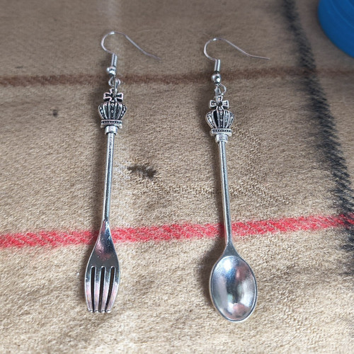 Nwt crown spoon fork - spoon, dangle