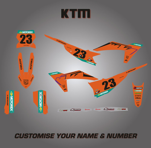 Custom ktm graphics sxf - custom,