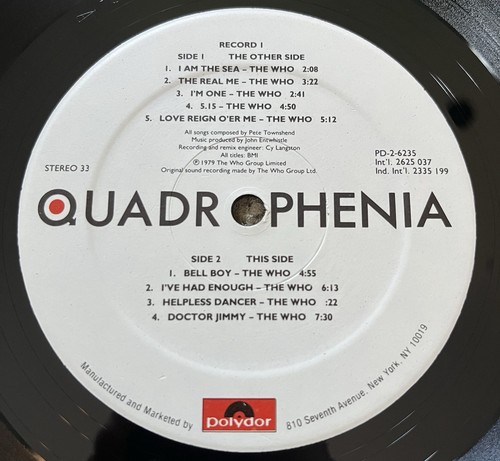 The who quadrophenia - the,