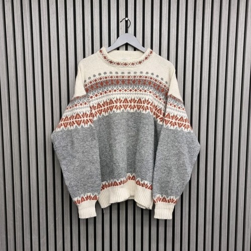 Vintage 80s fair isle - isle, 100%
