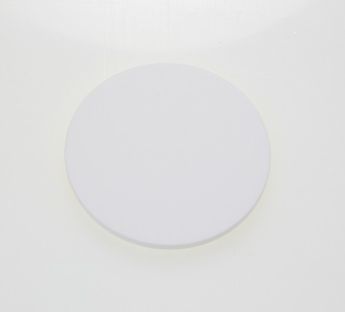 Matte white acrylic circles - matte,