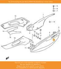 SUZUKI Emblem, 68131-04F00-H4J