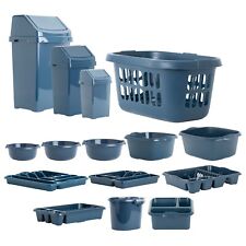 Small to Large Plastic Dustbin Kitchen Swing Top Bin Sink Home Kitchen Units Set