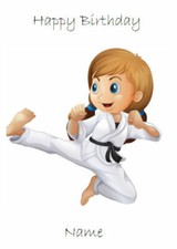 Female Karate Martial Arts