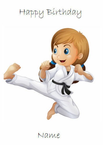 Female karate martial arts - karate,