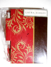 Laura Ashley Red & Gold Memo