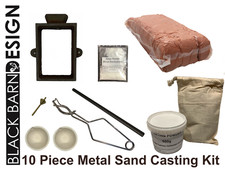 10 Piece Sand Casting Bundle For Metal Casting (Delft Style) Gold Silver Bronze