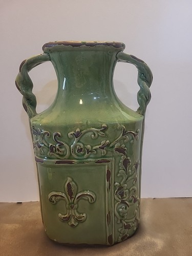 Vintage tall green brown - vintage, green/brown