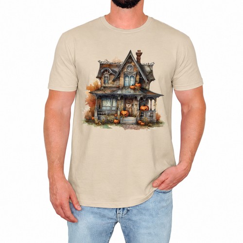 Spooky house mens - house, t-shirt