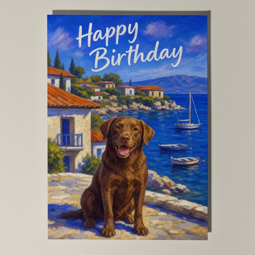Chocolate labrador - chocolate,