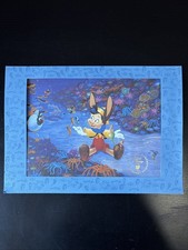 Vintage Pinocchio Under The Sea - Commemorative Lithograph - 1995