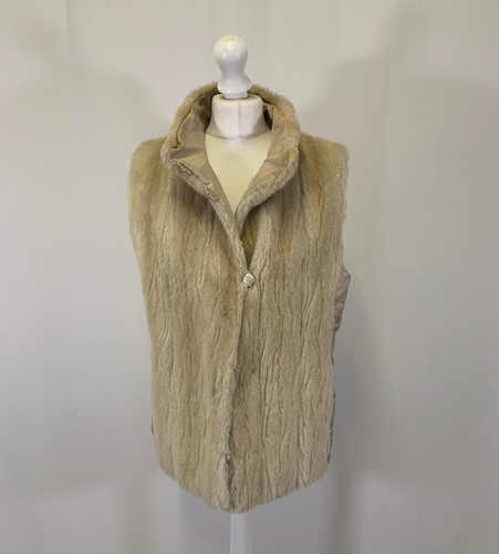 Gerry weber faux fur gilet - gerry,