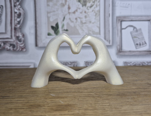 Cream ivory love - ivory, heart