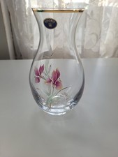Bohemia Crystal Vase, Pink