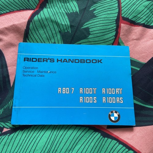 Owner rider handbook bmw - rider,