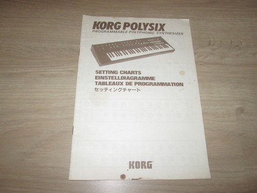 Korg polysix synthesizer - korg,