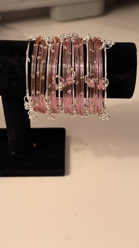 Kashmiri bangles dusky - dusky, pink