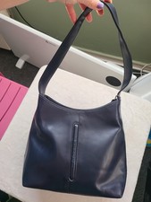 Bulaggi Retro Style Shoulder Bag Women's Casual Handbag Navy Blue Medium Size