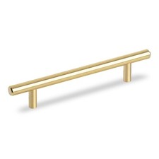 kitchen door handles Solid Metal Cabinet Knobs Drawer T Bar Black Gold Handle 