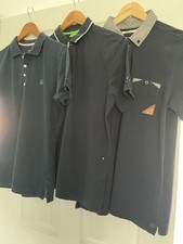 3x Mens Bundle Navy Polo