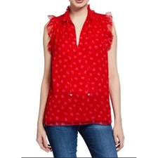 Kate Spade Red Sleeveless Top