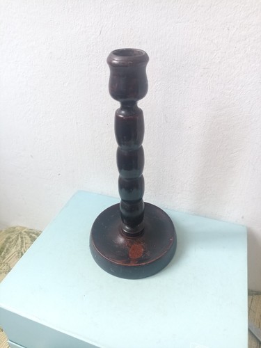 Pair vintage bobbin turned - of, bobbin-turned