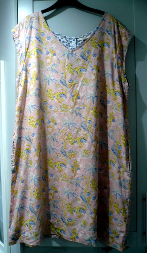 White stuff blue pink dress - blue,